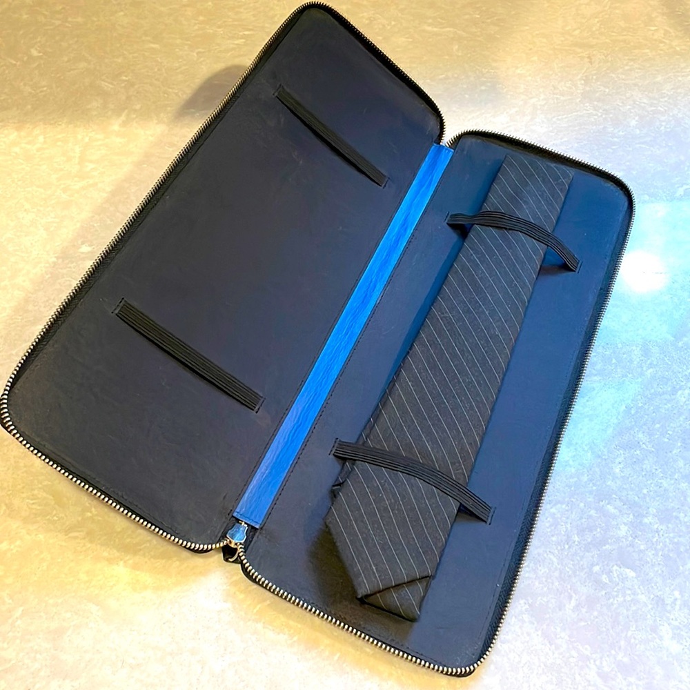Leather Tie Wallet (fits 2)